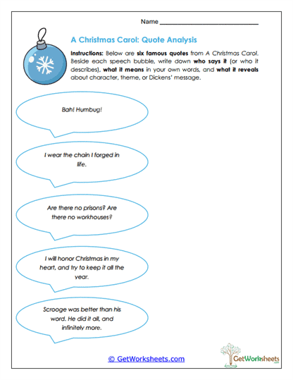 Quote Analysis Worksheet