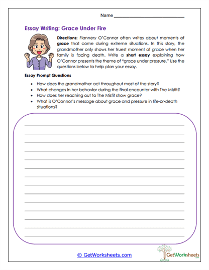 Grace Under Fire Worksheet