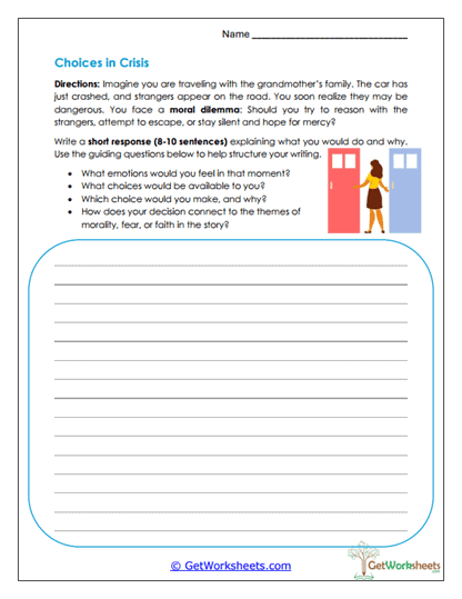 Moral Dilemma Response Worksheet