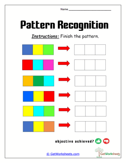 Color Block Copy Worksheet