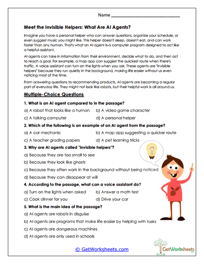 AI Agent Basics Worksheets