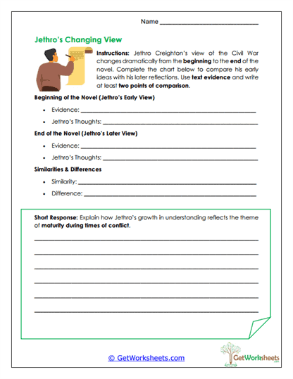 Jethro's Changing View Worksheet