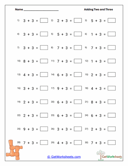 Mixed Horizontal Equations Worksheet