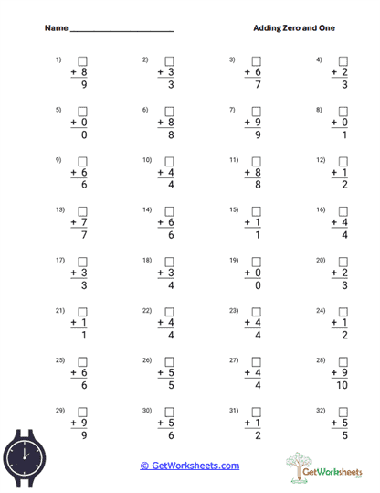 Box Format Practice Worksheet