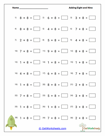 Vertical Double-Digit Addition Worksheet