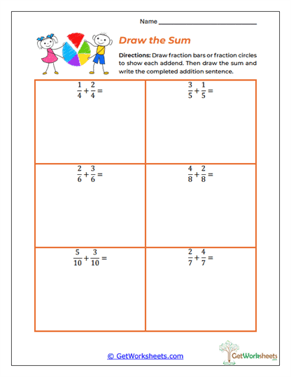 Draw the Sum Worksheet