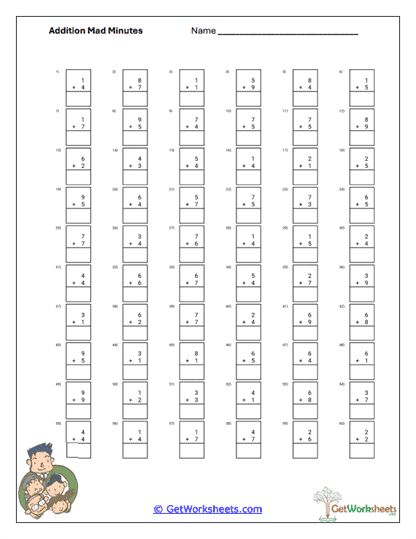 Vertical Speed Grid Worksheet