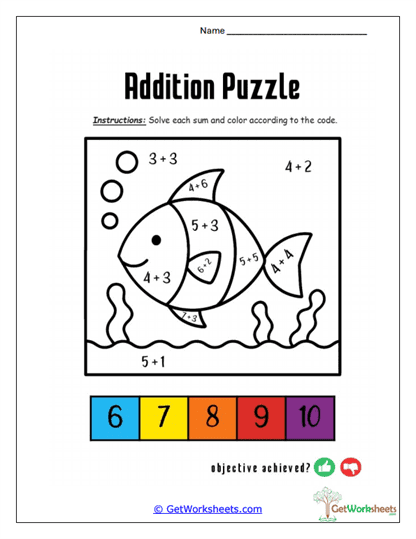 Ocean Explorer Fish Worksheet
