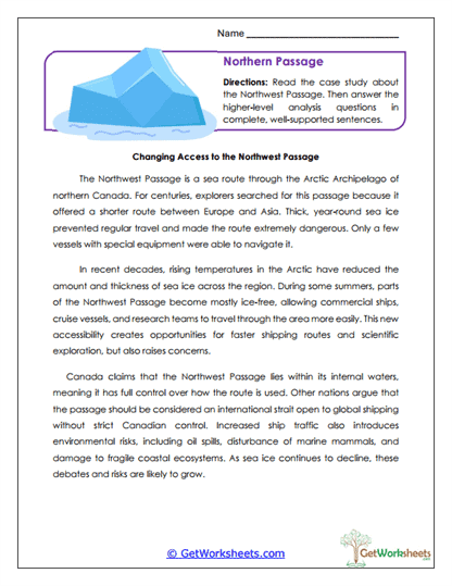 Route Debate Worksheet