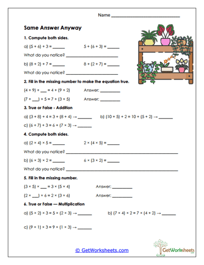 Matching & Comparing Groups Worksheet