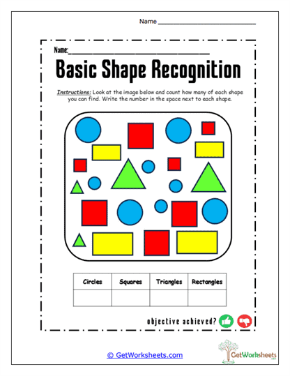 Shape Fixer Worksheet