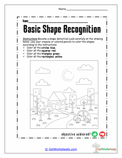 Shape Hunt Worksheet