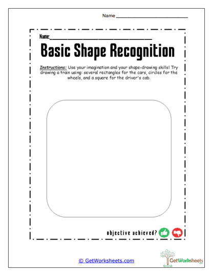 Ocean Shapes Worksheet