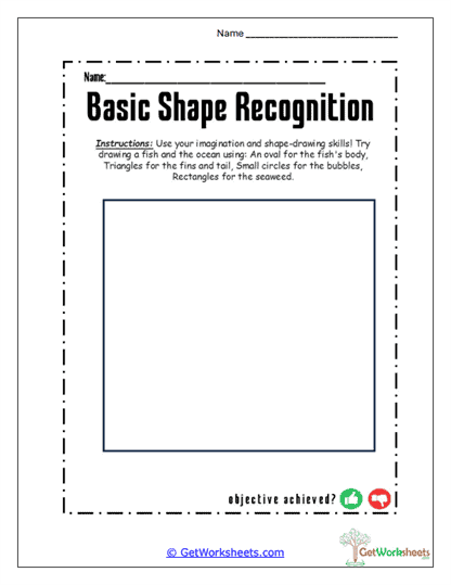 Animal Shapes Worksheet