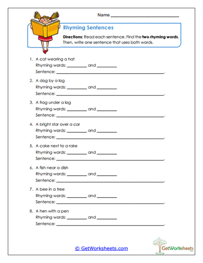 Sound Build Worksheet