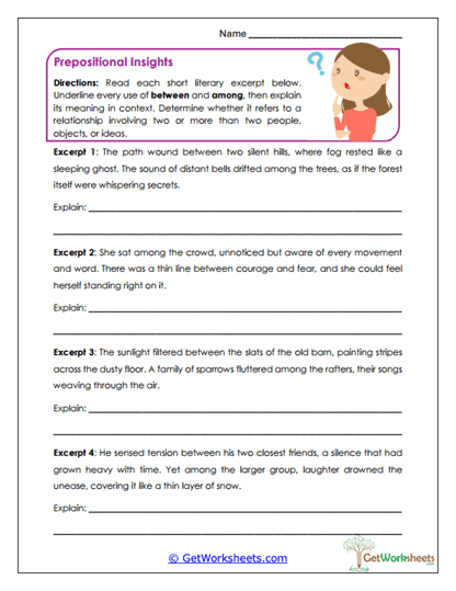 Prepositional Insights Worksheet