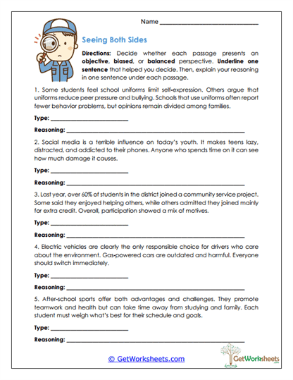 Neutral Newsroom Worksheet