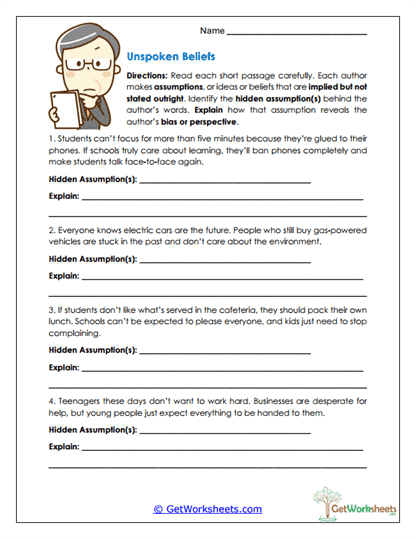 Opinion Flipbook Worksheet