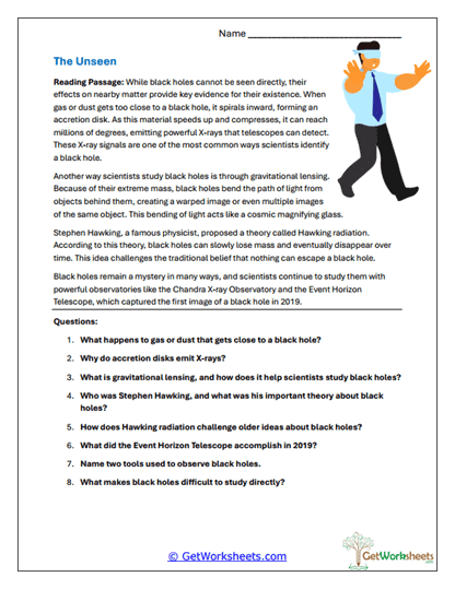 The Unseen Worksheet