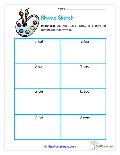 Say & Circle Worksheet