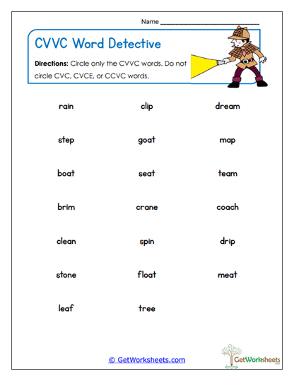 Word Detective Worksheet