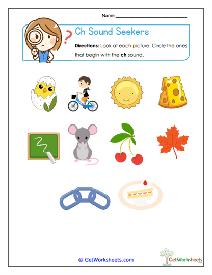 Ch Blends Worksheets