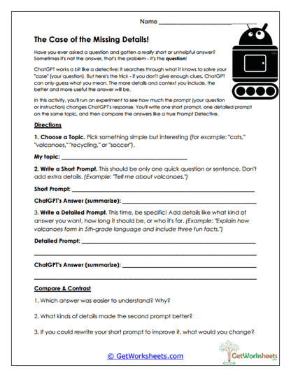 AI Ethics Discussion Worksheet