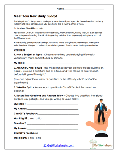 AI Fact Checking Worksheet