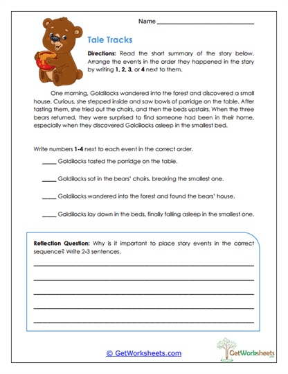 Tale Sequencing Worksheet