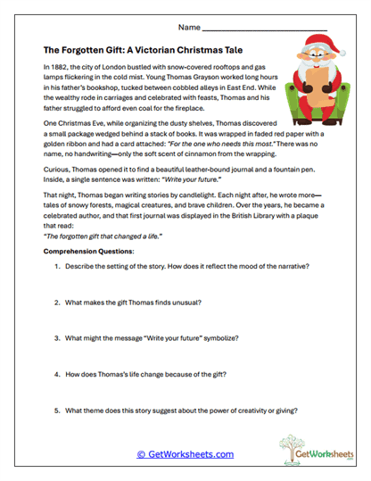 The Forgotten Gift Worksheet