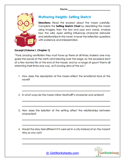 Setting Influence Study Worksheet