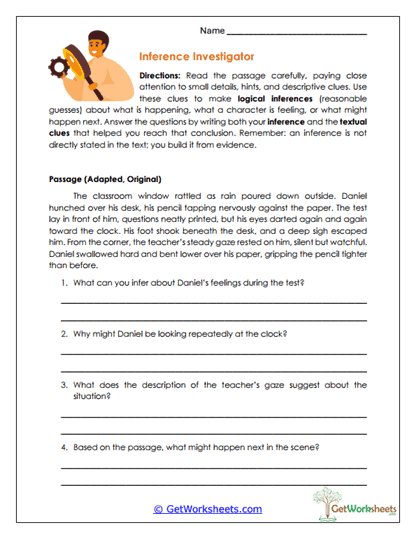 Inference Builder Worksheet
