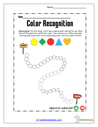 Color Blocks Worksheet