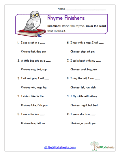 Sound Circle Worksheet