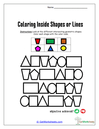 Geometric Rows Worksheet