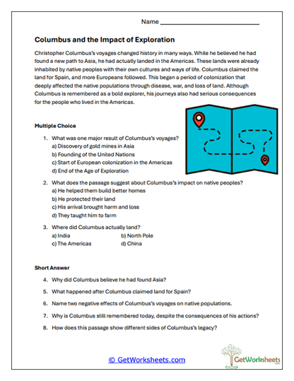 Impact of Exploration Worksheet
