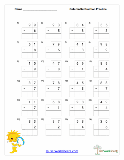 Regrouping Intro Worksheet