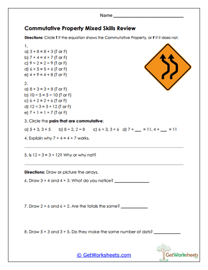 Mixed Skills Review Worksheet