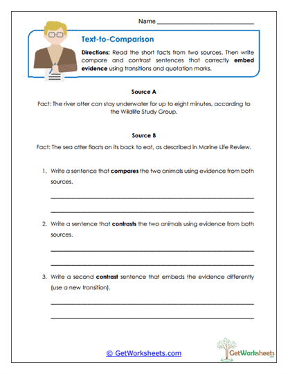 Evidence Correlation Worksheet