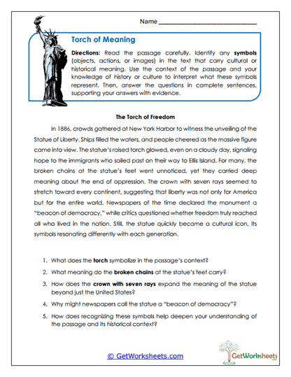 Quotes in Context Worksheet