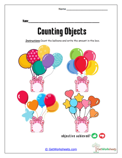 Jungle Count Worksheet