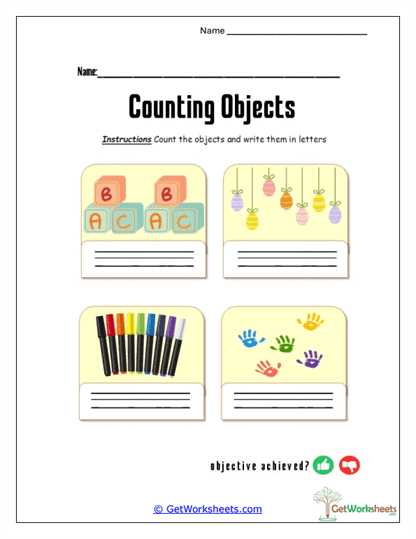 Count & Write Worksheet
