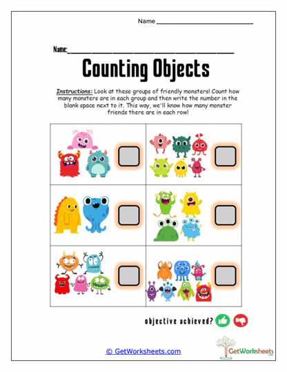 Monster Math Mayhem Worksheet