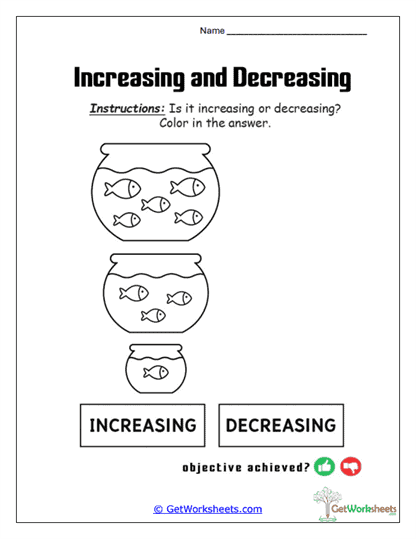 Fishbowl Quantity Drop Worksheet