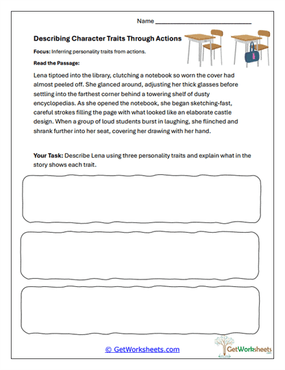 Through Actions Worksheet