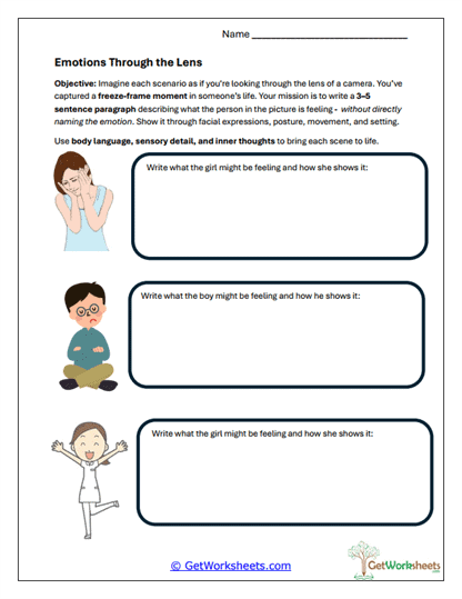 Through the Lens Worksheet