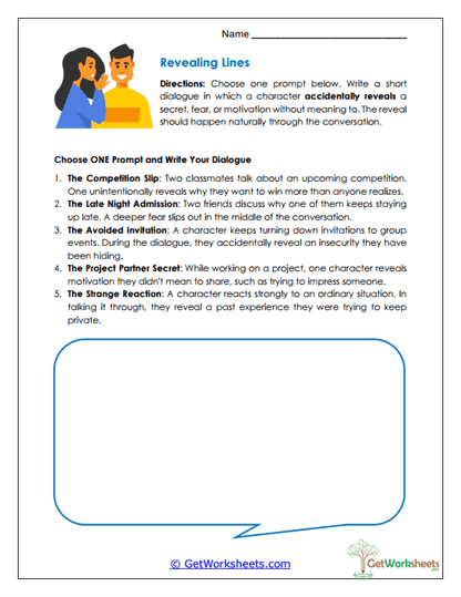 Revealing Lines Worksheet