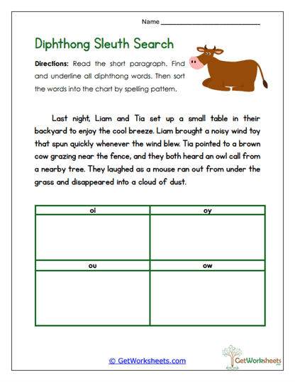 Sleuth Search Worksheet
