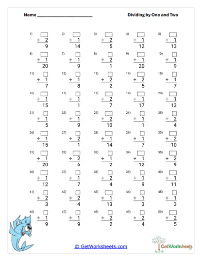 Missing Dividends Worksheet