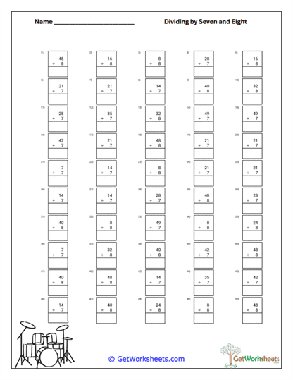 Boxes Divided Practice Worksheet